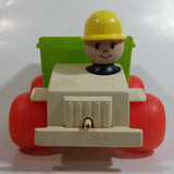 Vintage 1970 Fisher Price #156 Jiffy Dump Truck Air Pump Plastic Toy Car Vehicle 9" Long