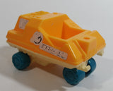 Vintage Lunar Landing Explorer 02 Yellow and White Plastic Toy Space Vehicle - Hong Kong