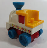 Vintage Li'l Playmates No. 7800 Disney Plastic Railroad Trolley Locomotive Train Toy - Hong Kong