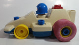 1984 Fisher Price Toys 184 Formula 1 Race Car Pull Back Motorized Friction Toy Vehicle Made in Singapore