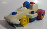 1984 Fisher Price Toys 184 Formula 1 Race Car Pull Back Motorized Friction Toy Vehicle Made in Singapore