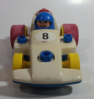 1984 Fisher Price Toys 184 Formula 1 Race Car Pull Back Motorized Friction Toy Vehicle Made in Singapore