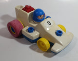 1984 Fisher Price Toys 184 Formula 1 Race Car Pull Back Motorized Friction Toy Vehicle Made in Singapore