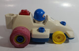 1984 Fisher Price Toys 184 Formula 1 Race Car Pull Back Motorized Friction Toy Vehicle Made in Singapore