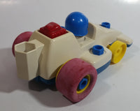 1984 Fisher Price Toys 184 Formula 1 Race Car Pull Back Motorized Friction Toy Vehicle Made in Singapore