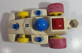 1984 Fisher Price Toys 184 Formula 1 Race Car Pull Back Motorized Friction Toy Vehicle Made in Singapore