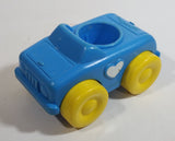 Rare 1989 Fisher Price Little People Click Along Riders Blue Heart Car Plastic Toy Vehicle