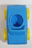 Rare 1989 Fisher Price Little People Click Along Riders Blue Heart Car Plastic Toy Vehicle