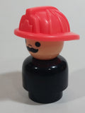 Fisher Price Little People Fireman Firefighters 3 1/4" Tall Plastic Toy Figure