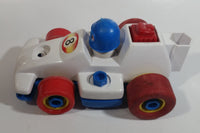 1984 Fisher Price Toys 184 Formula 1 Race Car Pull Back Motorized Friction Toy Vehicle Made in Singapore