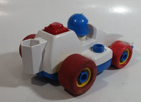 1984 Fisher Price Toys 184 Formula 1 Race Car Pull Back Motorized Friction Toy Vehicle Made in Singapore