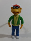 Vintage 1978 Fisher Price Henson The Muppets Scooter Stick Puppet Action Figure Toy 3 1/2" Tall - Hong Kong