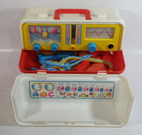 Vintage Fisher Price Chicco Doctor Medical Kit Toy Set with Multiple Accessories and Tools Made in Italy