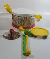 Vintage 1979 Fisher Price #921 Marching Band Drum with Other Instruments