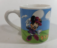 Gibson Disney Mickey Mouse Farmer with Farm Scenes Ceramic Coffee Mug Cup