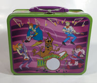 2012 Scooby-Doo! Cartoon Characters Music Band Themed Embossed Tin Metal Lunch Box with 100 Piece Puzzle