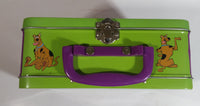 2012 Scooby-Doo! Cartoon Characters Music Band Themed Embossed Tin Metal Lunch Box with 100 Piece Puzzle