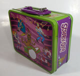 2012 Scooby-Doo! Cartoon Characters Music Band Themed Embossed Tin Metal Lunch Box with 100 Piece Puzzle