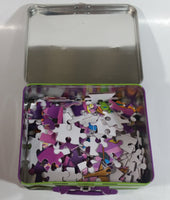 2012 Scooby-Doo! Cartoon Characters Music Band Themed Embossed Tin Metal Lunch Box with 100 Piece Puzzle