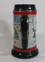 1991 Budweiser Holiday Stein Collection The Season's Best Ceramic Beer Stein By Artist Susan Sampson - Handcrafted in Brazil by Ceramarte