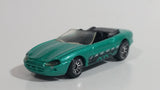 1998 Hot Wheels First Editions Jaguar XK-8 Convertible Metallic Turquoise Green Die Cast Toy Car Vehicle