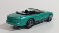 1998 Hot Wheels First Editions Jaguar XK-8 Convertible Metallic Turquoise Green Die Cast Toy Car Vehicle