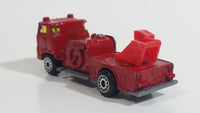 Zylmex P312 Fire Engine Red Die Cast Toy Ladder Truck Firefighting Car Vehicle