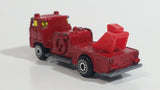 Zylmex P312 Fire Engine Red Die Cast Toy Ladder Truck Firefighting Car Vehicle