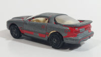 MotorMax 6005 1999 Pontiac Firebird Red Bare Metal Die Cast Toy Car Vehicle Heavy Paint Wear