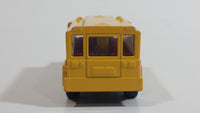 2001 Matchbox City Dudes School Bus "Burton Hill Elementary" Buffalos Yellow Die Cast Toy Car Vehicle with Opening Door