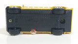 2001 Matchbox City Dudes School Bus "Burton Hill Elementary" Buffalos Yellow Die Cast Toy Car Vehicle with Opening Door