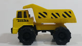 2003 Tonka Construction Dump Truck Yellow Die Cast and Plastic Toy Car Vehicle McDonald's Happy Meal