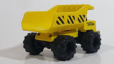 2003 Tonka Construction Dump Truck Yellow Die Cast and Plastic Toy Car Vehicle McDonald's Happy Meal