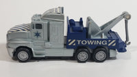 1995 New Ray Police Towing Tow Truck Plastic Die Cast Toy Cop Car Vehicle