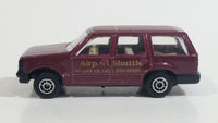 Maisto Ford Explorer Airport Shuttle Burgundy Toy Car Vehicle