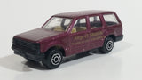 Maisto Ford Explorer Airport Shuttle Burgundy Toy Car Vehicle