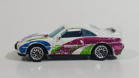 1997 Hot Wheels Racing World Toyota MR2 White Die Cast Toy Car Vehicle