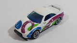 1997 Hot Wheels Racing World Toyota MR2 White Die Cast Toy Car Vehicle