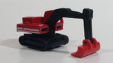 1996 Matchbox Atlas Excavator Red Die Cast Toy Car Construction Equipment Vehicle