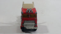 Majorette Super Movers 55 F.D.N.Y. Fire Engine Semi Truck Tractor Red Die Cast Toy Car Rig Vehicle