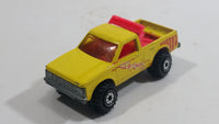 1991 Hot Wheels Beach Patrol "Surf Patrol" Truck Yellow Die Cast Toy Car Vehicle