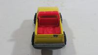 1991 Hot Wheels Beach Patrol "Surf Patrol" Truck Yellow Die Cast Toy Car Vehicle