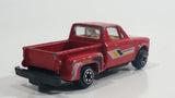 1980s Yatming Chevrolet LUV Stepside Pickup Truck Red No. 1700 Die Cast Toy Car Vehicle