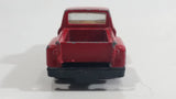 1980s Yatming Chevrolet LUV Stepside Pickup Truck Red No. 1700 Die Cast Toy Car Vehicle