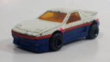 Vintage Majorette Pontiac Fiero White No. 206 Die Cast Toy Car Vehicle 1/55 Scale Made in France