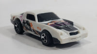 1999 Hot Wheels Alien Attack Chevrolet Camaro Z28 White Plastic Body Die Cast Toy Muscle Car