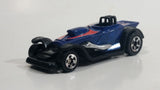 2002 Hot Wheels Super Comp Dragster Dark Blue Die Cast Toy Car Vehicle McDonald's Happy Meal