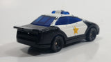 1997 Hot Wheels McDonald's Police Car Black White Die Cast Toy Car Vehicle