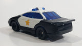 1997 Hot Wheels McDonald's Police Car Black White Die Cast Toy Car Vehicle