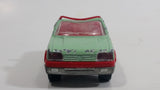 Majorette Peugeot 205 CTI Convertible 1/53 Scale No. 281 & No. 210 Light Green and Red Die Cast Toy Car Vehicle